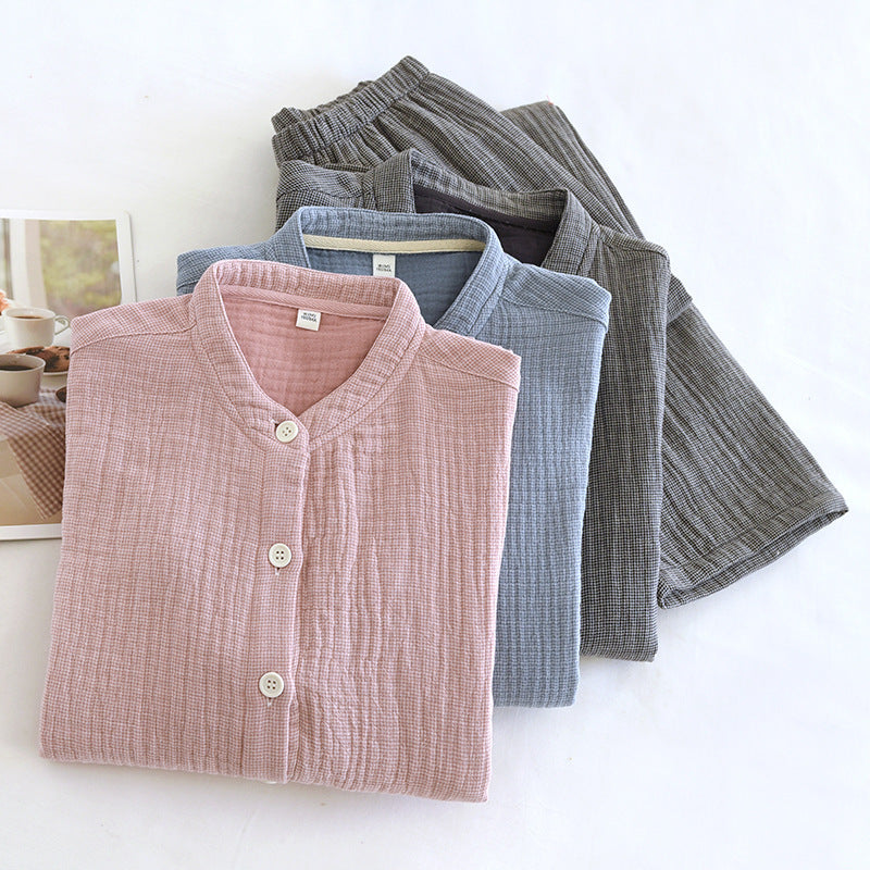 Women's Cotton Gauze Pajama Set