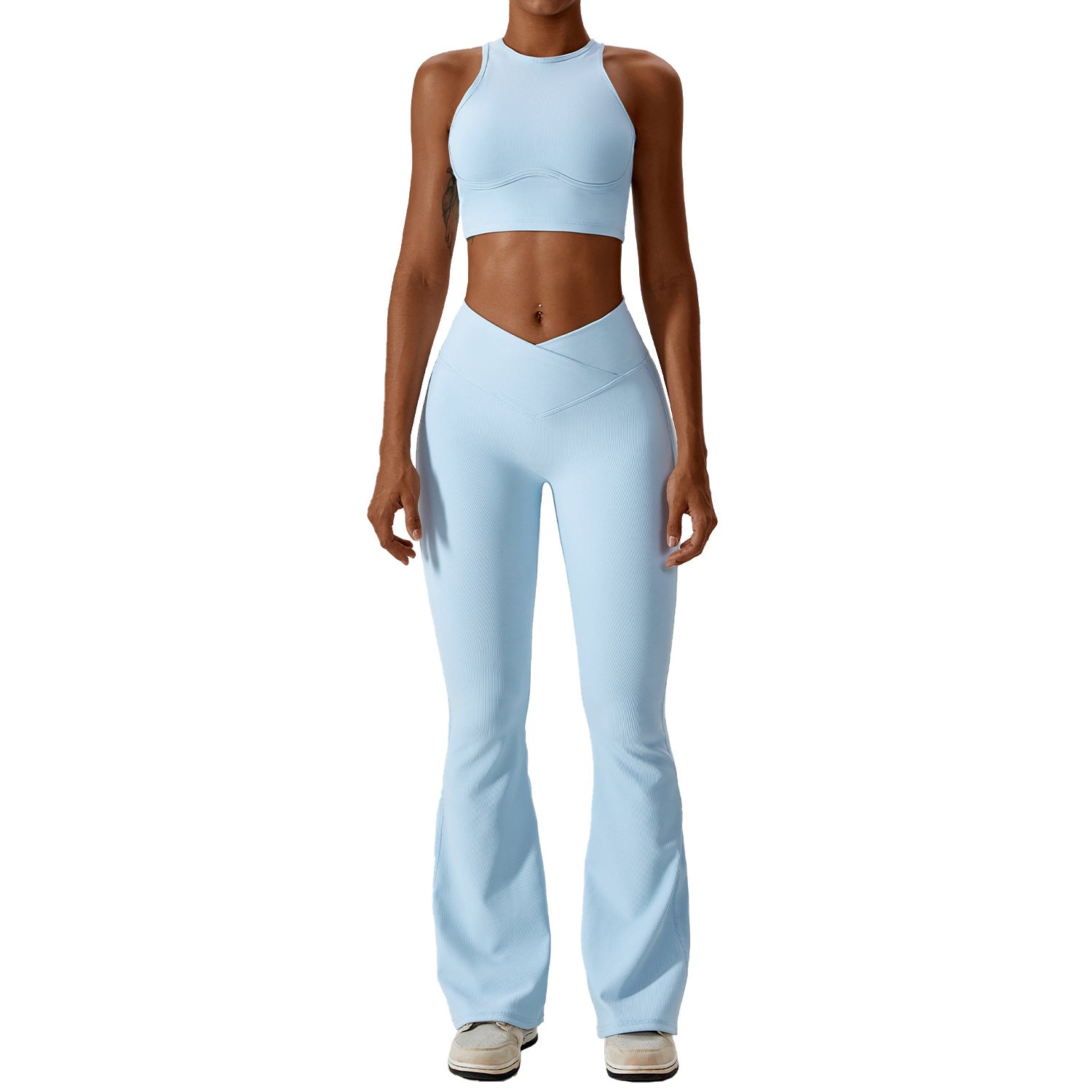 Women's High-Waisted Yoga with Tummy Control and Quick-Dry Fabric