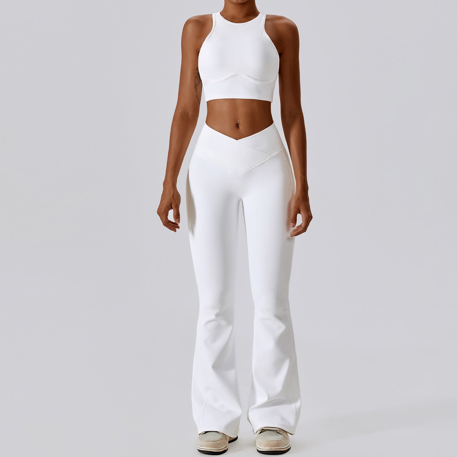 Women's High-Waisted Yoga with Tummy Control and Quick-Dry Fabric