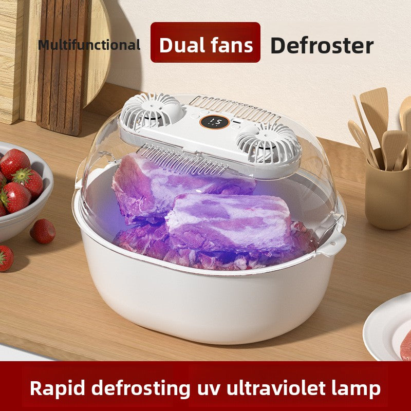 Four-in-one household defrosting machine