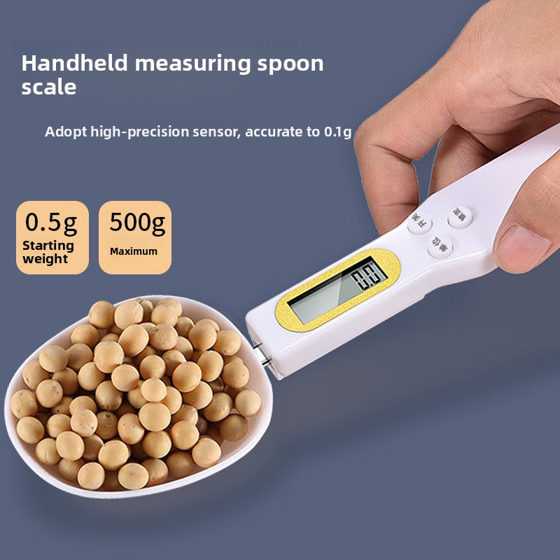 Electronic Kitchen Food Scale with Spoon Gram Weighing
